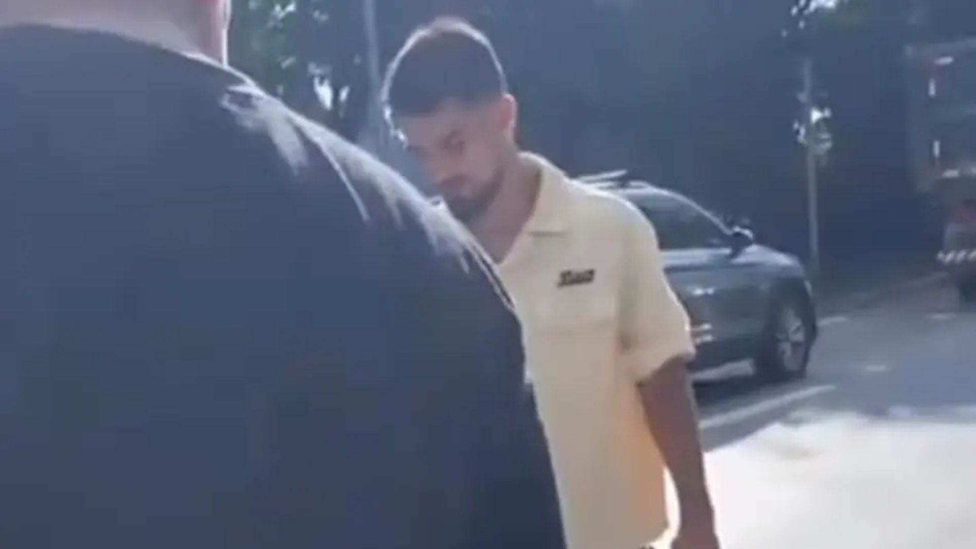 Acidente de trânsito envolvendo o jogador Flaco López e o motociclista Sandro Martins