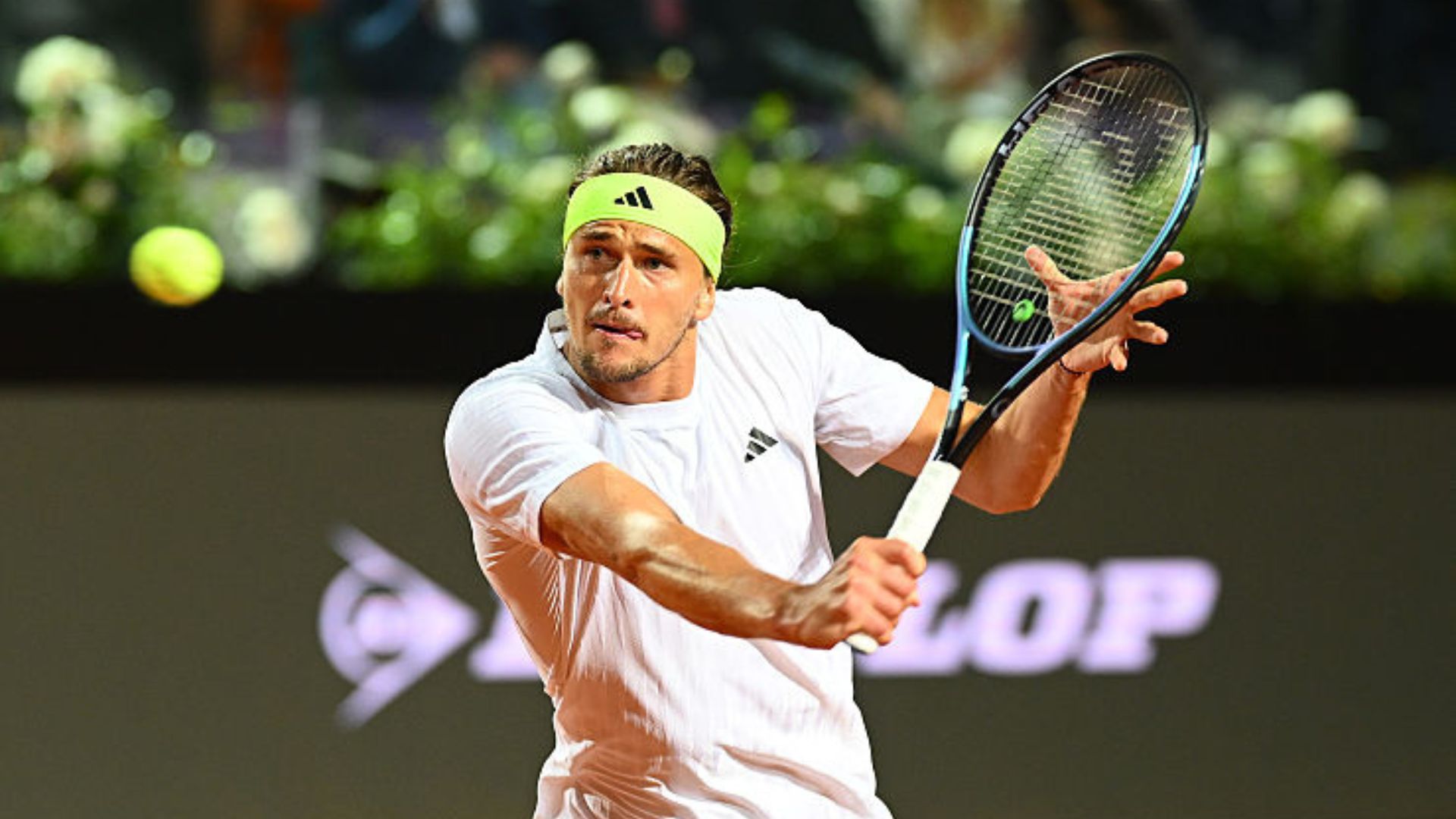 Aryna Sabalenka comemorando vitória em Roma Open
