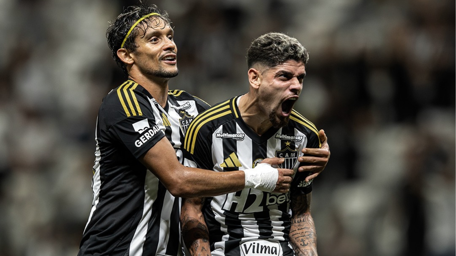 Vitória do Atlético-MG sobre o Fluminense na Arena MRV