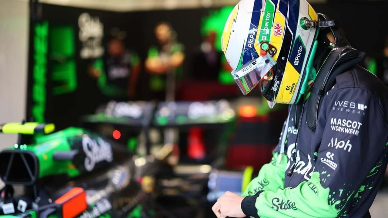 Gabriel Bortoleto na pista do GP de Miami de 2025