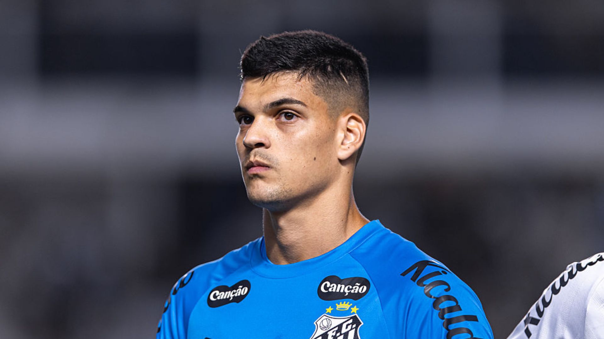 Gabriel Brazão em ação pelo Santos FC
