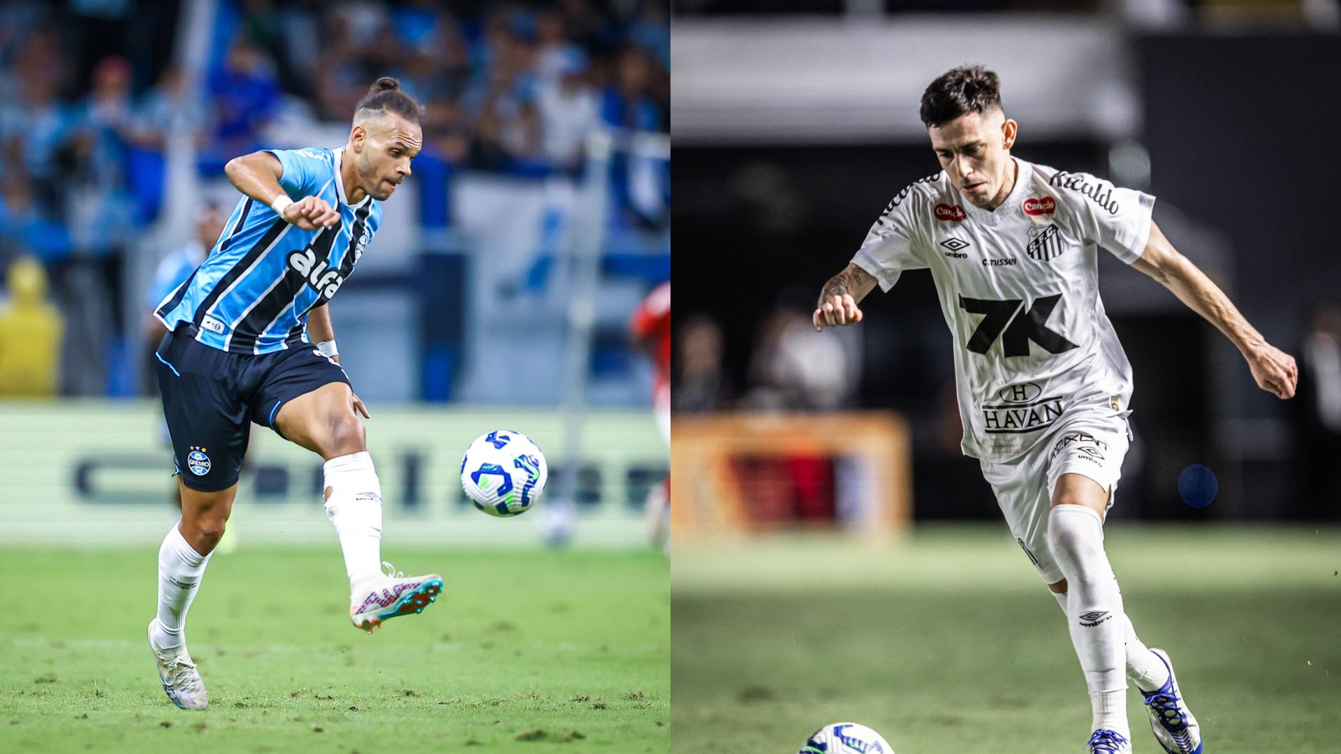 Grêmio vs Santos - Confronto na Arena do Grêmio