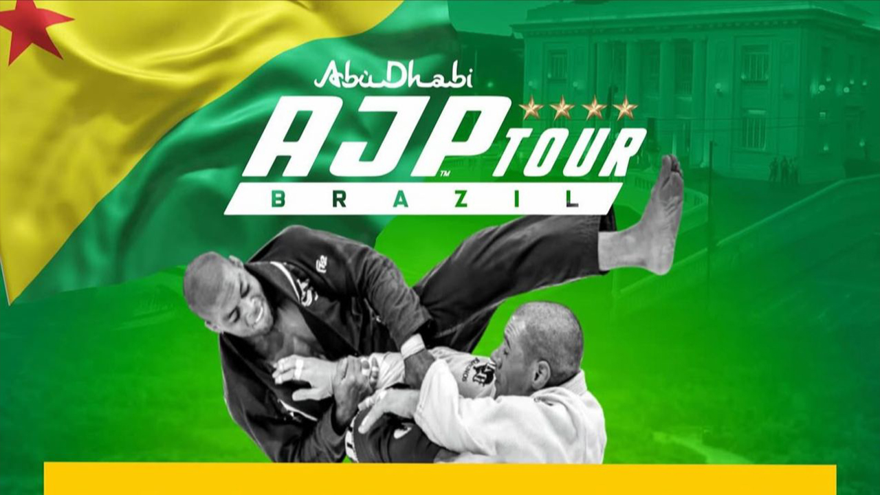Atletas competindo em evento de Jiu-Jitsu Pro em Rio Branco