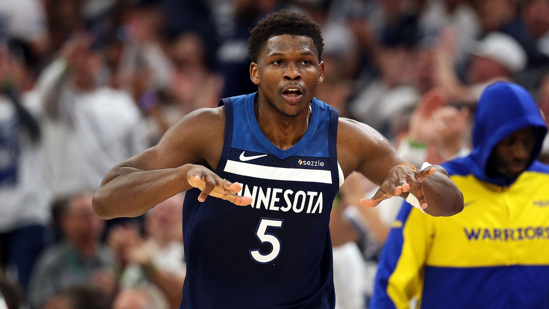 Minnesota Timberwolves vs. Golden State Warriors - jogo dos playoffs da NBA