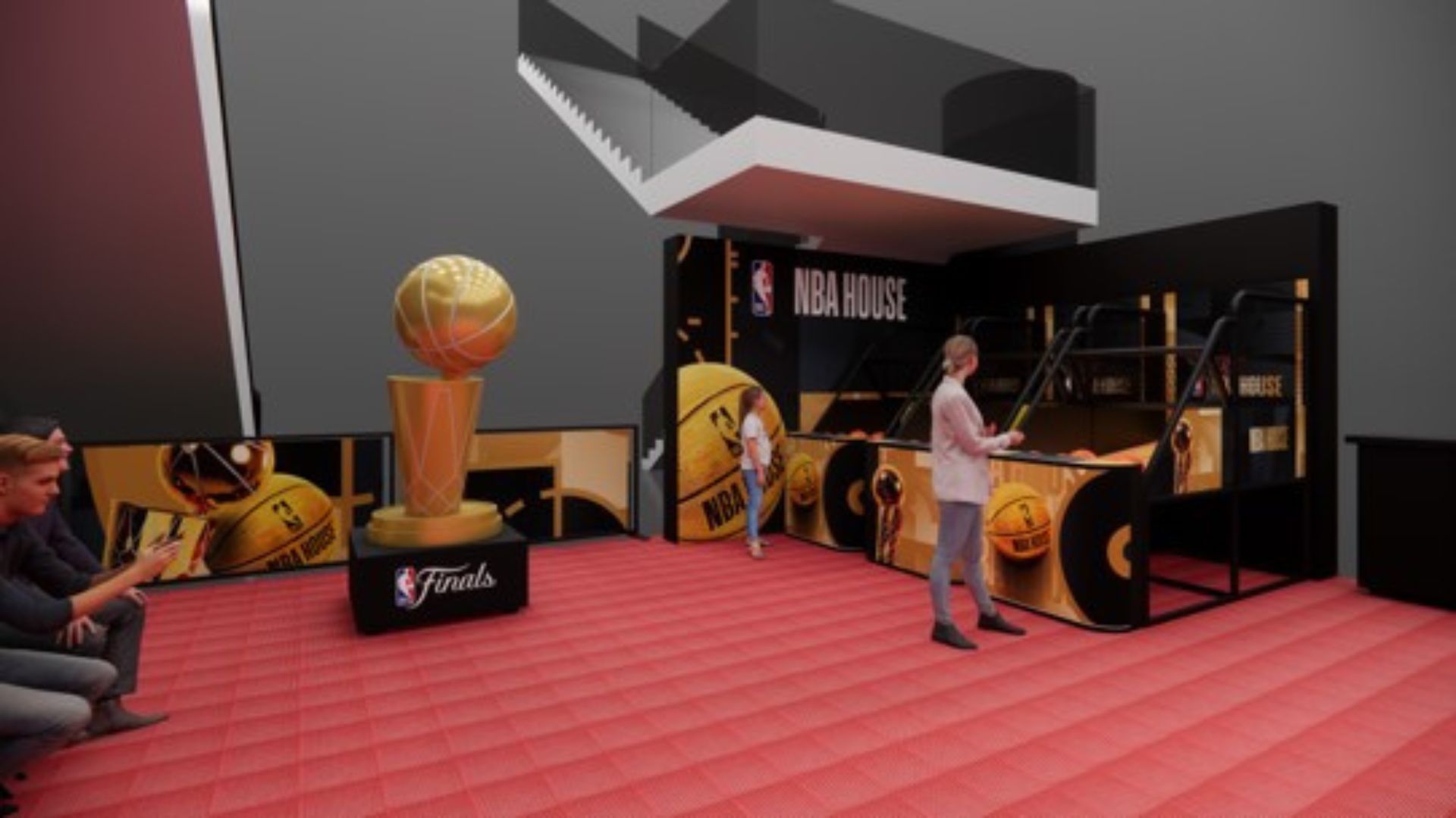 news.img_alt Réplica gigante do Troféu Larry O’Brien