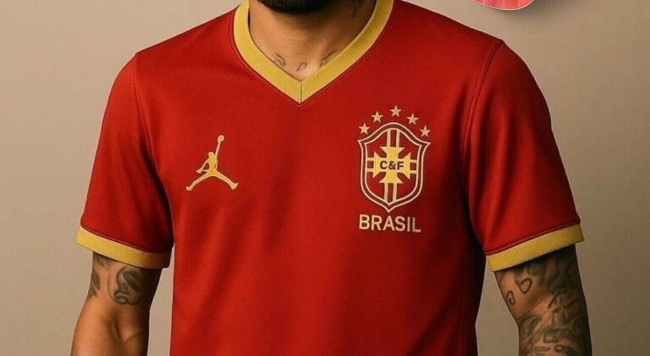 Nova camisa vermelha da Seleção Brasileira, simbolizando inclusão e diversidade