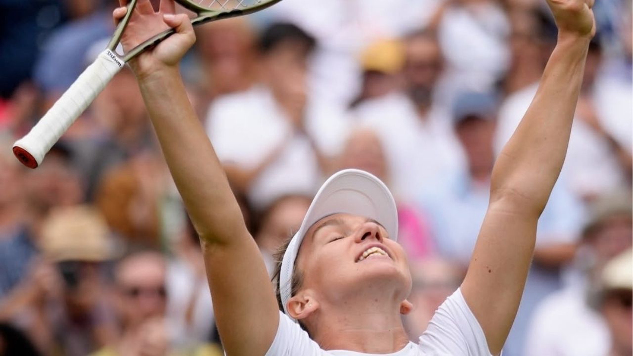 Simona Halep conquistando mais um título