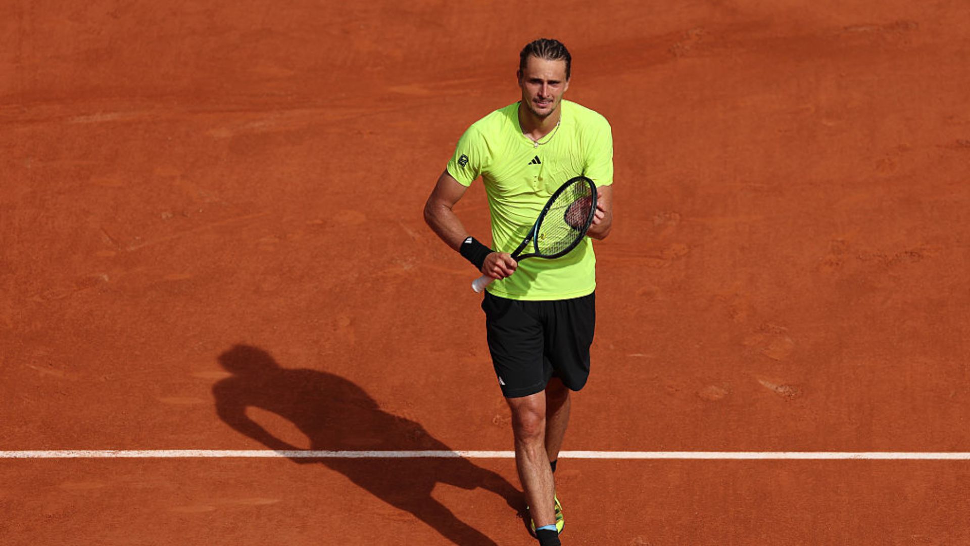 Alexander Zverev e Tallon Griekspoor em ação em Roland Garros